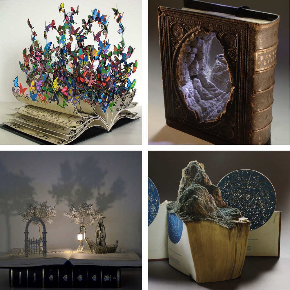 Books Sculptures Collage